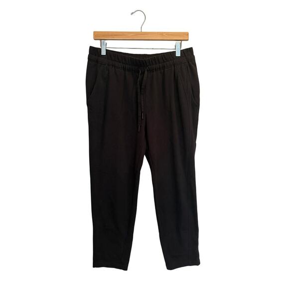 Athleta Retroterry Tapered Pants Women’s Sz M Black Mid Rise Ankle Casual 728251 - Picture 3 of 8